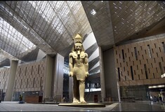 Μέσα στο Μεγάλο Αιγυπτιακό Μουσείο λίγο πριν τα εγκαίνια