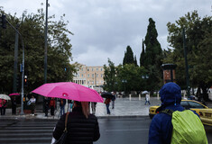 Βροχή στο Σύνταγμα