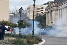 Επεισόδια στα Προπύλαια- Μετά την πορεία για τα Τέμπη