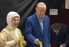 Εκλογές στην Τουρκία - Ψήφισε ο Ρετζέπ Ταγίπ Ερντογάν