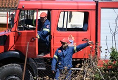 Φωτιά σε υπαίθριο χώρο ανακύκλωσης στον Ασπρόπυργο