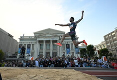 Μίλτος Τεντόγλου: Πρώτος στο Piraeus Street Long Jump με άλμα στα 8,24