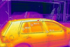Καύσωνας «Κλέων»: Στους 84 βαθμούς έφτασε η θερμοκρασία σε αμάξια – Οι θερμικές εικόνες