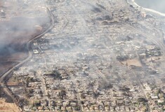 Hawaii wildfires burn historic town of Lahaina to the ground