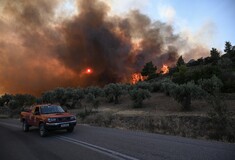 Φωτιά στη Ροδόπη: Οδοιπορικό με φόντο μια πολύ δύσκολη νύχτα 