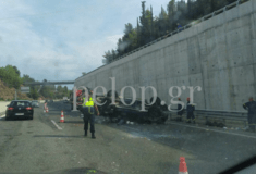 Μία νεκρή γυναίκα από τροχαίο στην εθνική οδό Αθηνών-Πατρών