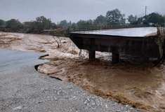 Κακοκαιρία Daniel: Αποκλεισμένο το Νότιο Πήλιο - Κατέρρευσε γέφυρα