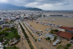 Κακοκαιρία Daniel: Πλημμυρισμένο μεγάλο μέρος του κάμπου της Θεσσαλίας