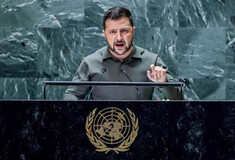 ΟΗΕ-Ζελένσκι: Σχεδιάζει μια παγκόσμια ειρηνευτική σύνοδο - «Καμία χώρα δεν θα τολμήσει να επιτεθεί σε άλλην»
