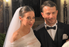 Γιώργος Αγγελόπουλος- Δήμητρα Βαμβακούση: Οι λαμπεροί καλεσμένοι που πήγαν στον γάμο τους