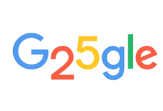 Η Google έκλεισε τα 25 χρόνια και το γιορτάζει με ένα doodle