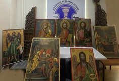 Εντοπίστηκαν 7 βυζαντινές εικόνες σε Ι.Μ της Αττικής που είχαν κλαπεί από ναούς της επαρχίας