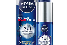 NIVEA MEN LUMINOUS 2σε1 Power Serum Κατά των ρυτίδων: Εξειδικευμένη αντιμετώπιση των κηλίδων και των ρυτίδων σε μόλις 2 εβδομάδες