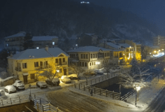 Χιόνια σε Καστοριά και Φλώρινα- Έπεσε 15,2 βαθμούς η θερμοκρασία σε μία μέρα
