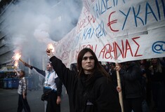 Στιγμιότυπα από το πανεκπαιδευτικό συλλαλητήριο 