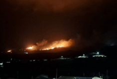 Φωτιά στη Ζάκυνθο- Ισχυροί άνεμοι πνέουν στην περιοχή