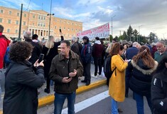 Διακοπή κυκλοφορίας στο κέντρο της Αθήνας λόγω του συλλαλητηρίου των αγροτών