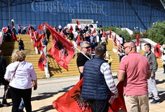 Υπό δρακόντεια μέτρα ασφαλείας η ομιλία Έντι Ράμα στο Γαλάτσι