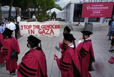 Χάρβαρντ: Επεισοδιακή - λόγω Παλαιστίνης - τελετή αποφοίτησης με διαμαρτυρίες και συνθήματα