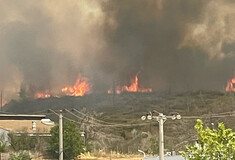 Πυρκαγιά κοντά στις Αφίδνες - Επιχειρούν εναέρια μέσα