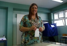Ευρωεκλογές 2024: Η Ζωή Κωνσταντοπούλου ψήφισε στην Αγία Παρασκευή