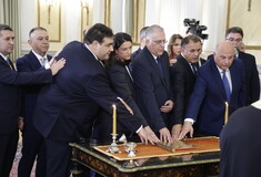 Ανασχηματισμός: Ορκίστηκαν τα νέα μέλη της κυβέρνησης- Εικόνες από το Προεδρικό Μέγαρο