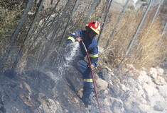 Φωτιά στη Μεγαλόπολη κοντά στο ορυχείο της ΔΕΗ – Mήνυμα του 112