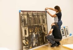 Εθνική Πινακοθήκη: Πρώτες εικόνες από το στήσιμο της έκθεσης «Δημοκρατία»