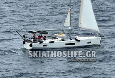 Ακυβέρνητο ιστιοφόρο ανοιχτά της Σκοπέλου