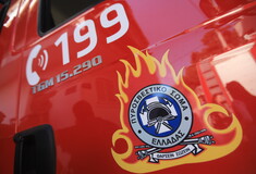 Πιερία: Φωτιά σε δασική έκταση