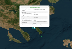 Σεισμός 4,6 R στο Άγιον Όρος