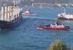 Σύγκρουση πλοίων στον Βόσπορο: Τελευταία στιγμή απέφυγαν σοβαρό ατύχημα