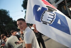 Εκδήλωση για τα 50 χρόνια της ΝΔ στη Ρηγίλλης- Εικόνες από το street party