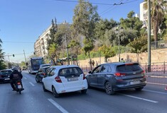 Κίνηση στη Βασιλίσσης Σοφίας: Έργα στο ύψος του Πάρκου Ελευθερίας «κλείνουν» δύο λωρίδες 