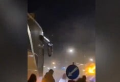 Θεσσαλονίκη: Καπνοί σε λεωφορείο με μαθητές που γυρνούσαν από εκδρομή