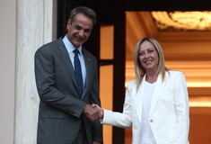 Τζόρτζια Μελόνι: «Με τον Κυριάκο Μητσοτάκη συνομιλούμε για πολλά θέματα»