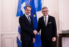 Μητσοτάκης σε Μπρούνερ: Η Ελλάδα βρίσκεται στην πρώτη γραμμή της μεταναστευτικής κρίσης