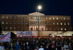 Τέμπη: Σε εξέλιξη αυτή την ώρα το συλλαλητήριο στο Σύνταγμα