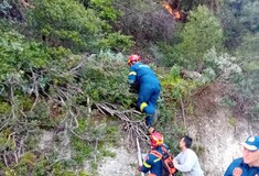 Φωτιά στη Σάμο: Υπό έλεγχο το μέτωπο στο Κοκκάρι