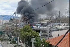 Μήνυμα 112 για φωτιά τώρα στον Ταύρο Αττικής