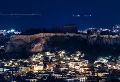 Η Ακρόπολη στο σκοτάδι για την «Ώρα της γης» - Φωτογραφίες