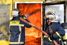 Μεγάλη φωτιά σε εργοστάσιο στη ΒΙ.ΠΕ Ηρακλείου - Ήχησε το 112 στην περιοχή