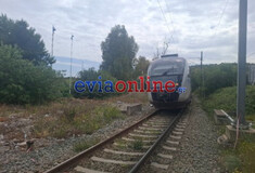 Χαλκίδα: Συρμός του προαστιακού συγκρούστηκε με φορτηγό