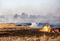 Φωτιά στην Ανατολή Αγιάς: Κάτοικος έκαιγε ξερά χόρτα