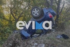 Τροχαίο στην Εύβοια: Αυτοκίνητο έπεσε σε ποτάμι ξημερώματα Πάσχα