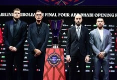 Final Four: Σπανούλης και Αταμάν φωτογραφίζονται με το κύπελλο - Οι αναρτήσεις των ομάδων