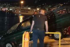 Μυτιλήνη: Νεκρός 63χρονος οδηγός μετά την πτώση Ι.Χ. στο λιμάνι
