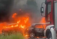 Τροχαίο δυστύχημα στην Καβάλα: 37χρονος απανθρακώθηκε μέσα στο όχημά του
