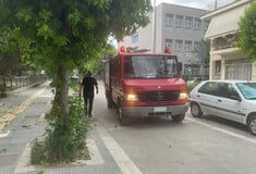 Λάρισα: Ξηλώθηκε από τους ισχυρούς ανέμους η στέγη σε γυμναστήριο Γυμνασίου