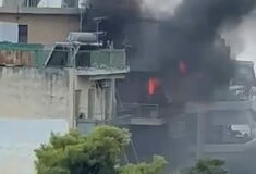 Γλυφάφα: Μεγάλη φωτιά σε διαμέρισμα - Απομακρύνθηκε ηλικιωμένη 